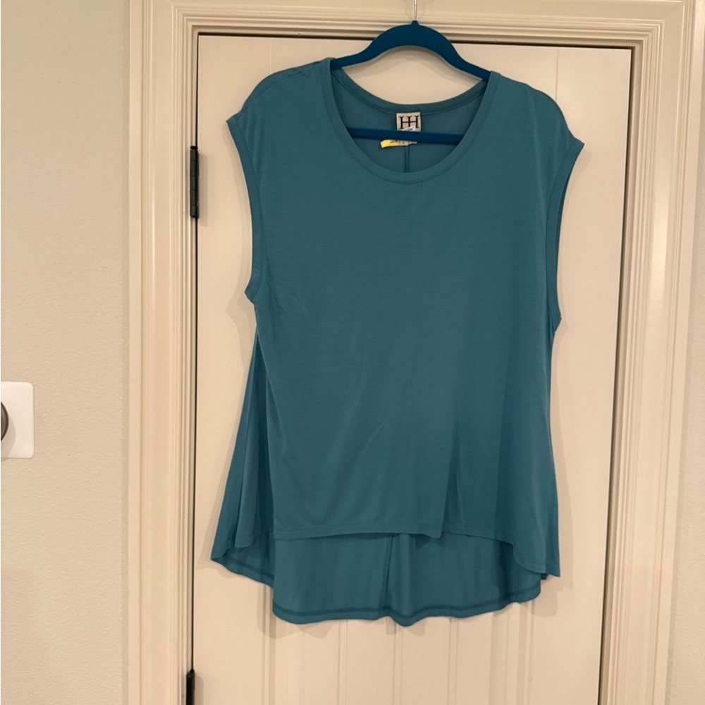 Haute Hippie Teal Blue Top